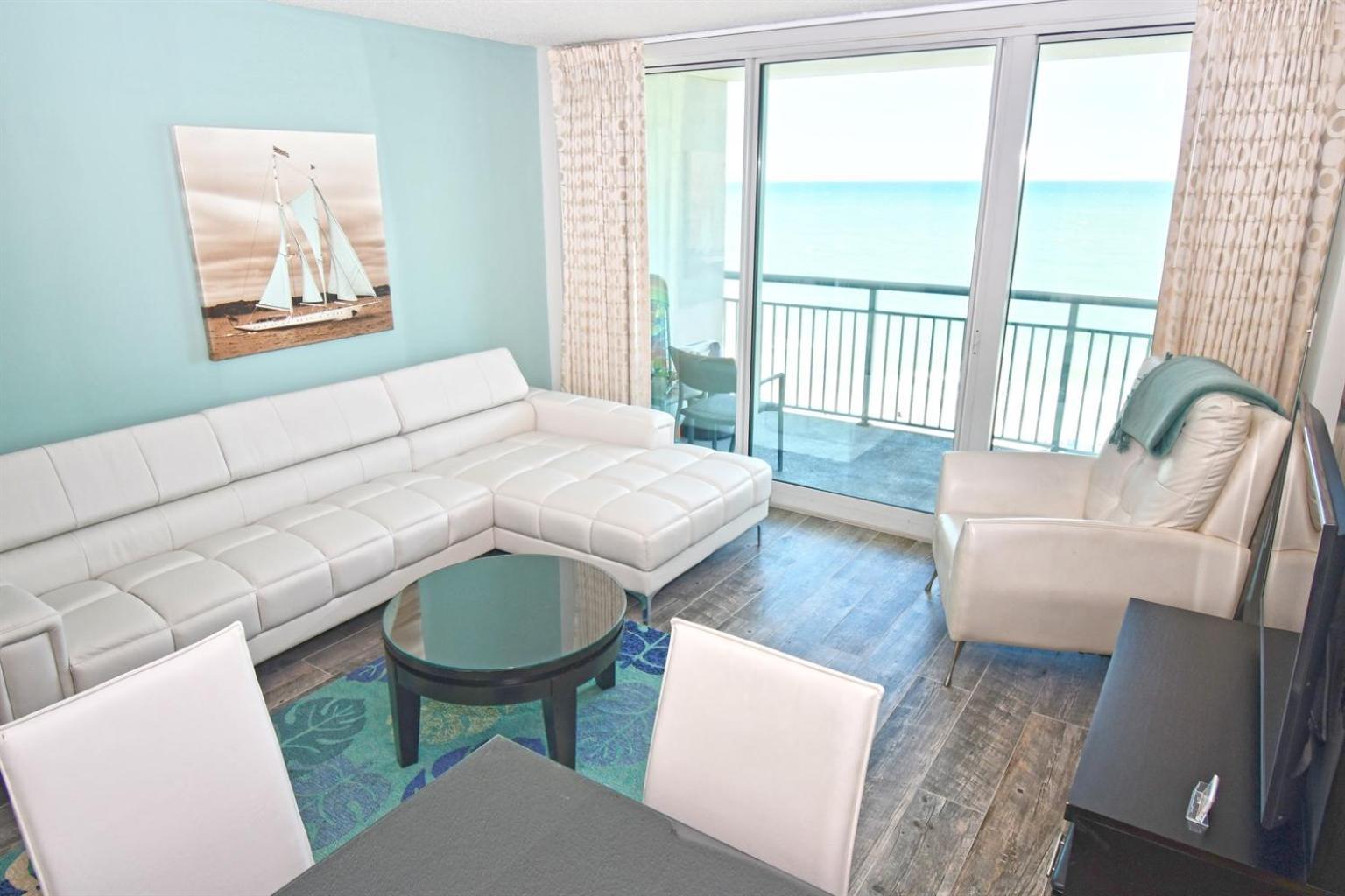 New Modern, Direct Oceanfront, Boardwalk, Views! Apartment Myrtle Beach Exterior photo
